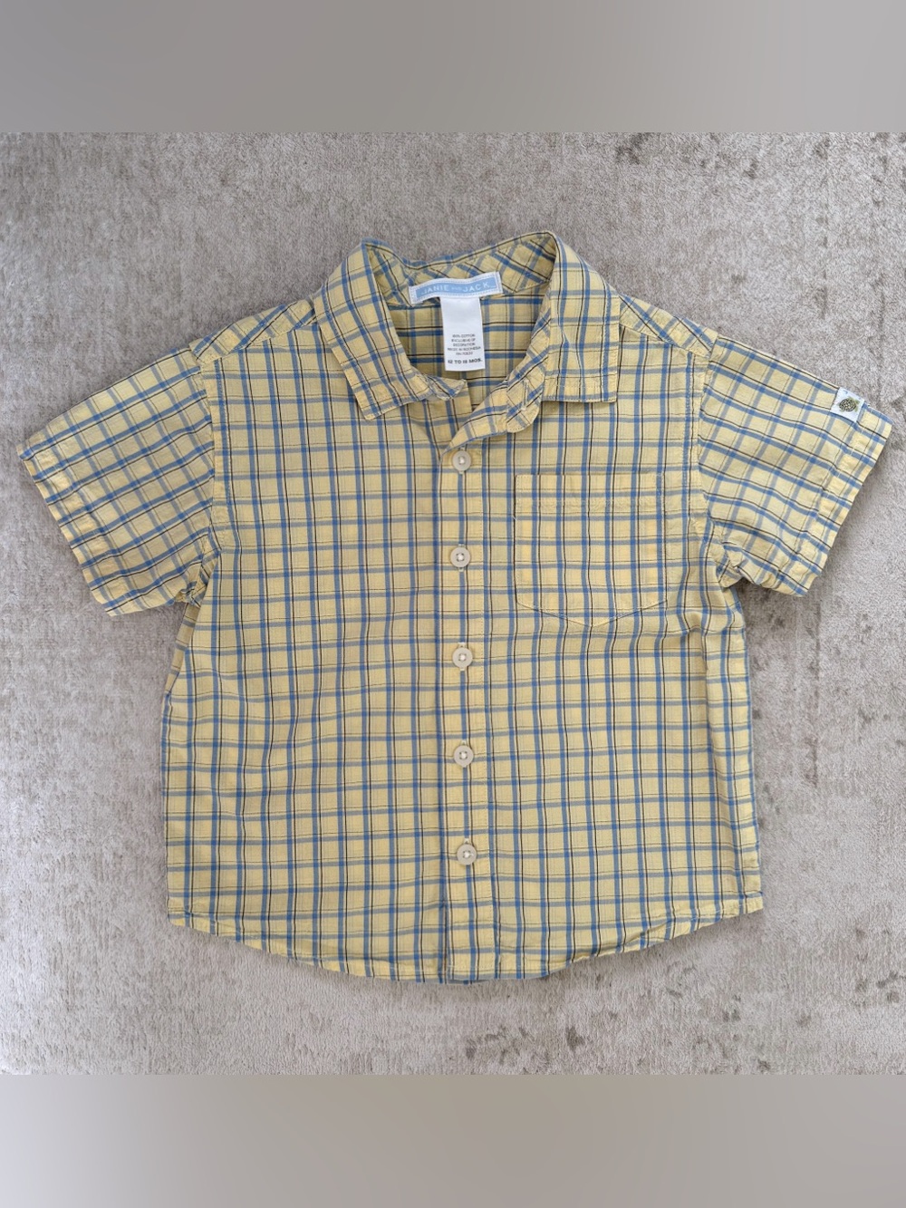 Vintage Janie and Jack Short Sleeve Button Down